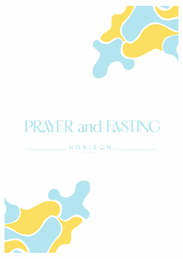 Prayer and Fasting Booklet